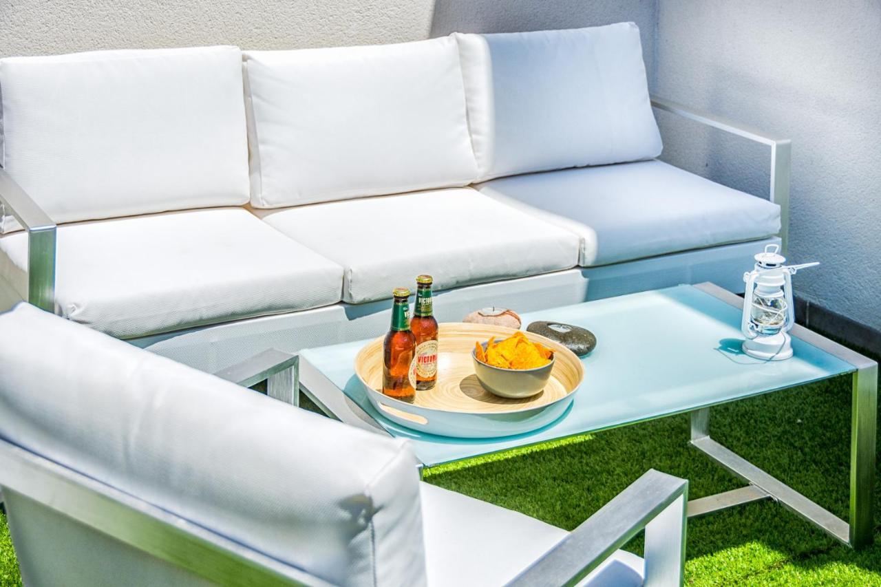 Apartmán Atico Con Terraza Ac 1Hab En El Centro Y Piscina Comunitaria Màlaga Exteriér fotografie